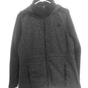 Northface fleece zip with hood